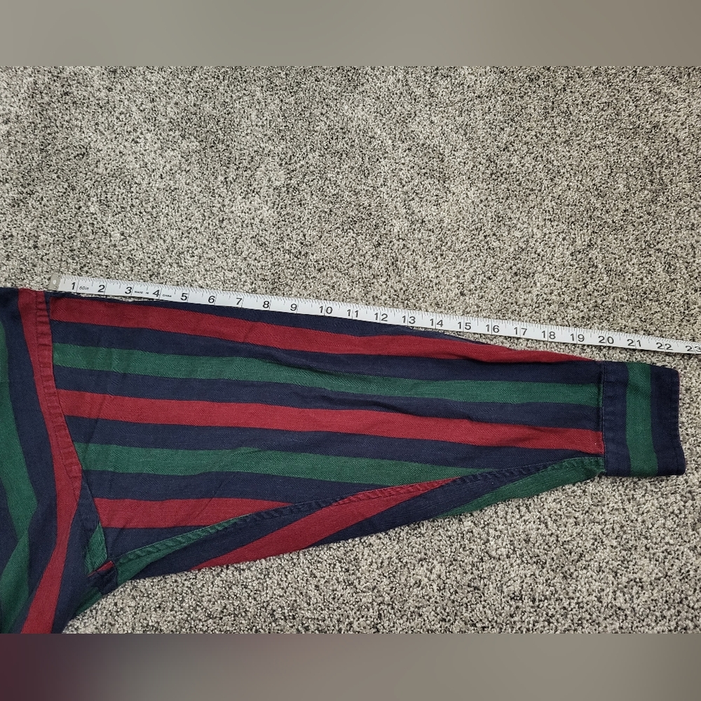 Tribute Button Down Striped Shirt Size XL - Picture 5 of 8